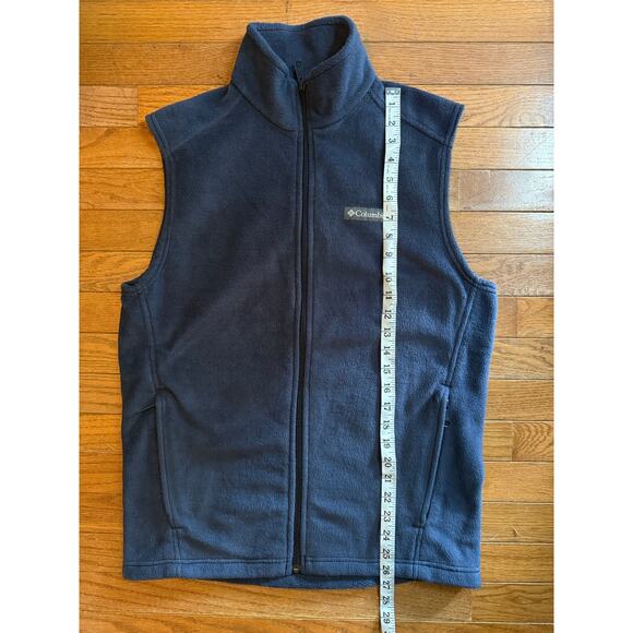 Columbia Vest Small Navy Zip Up Womens - Picture 3 of 7